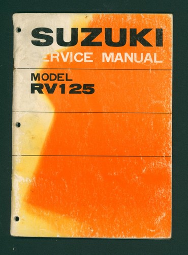 Suzuki rv125 manuale - suzuki,