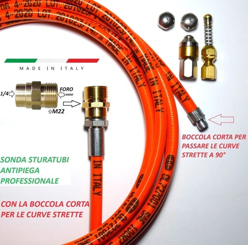 Sonda sturatubi idropulitrice - sonda,