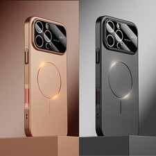 Custodia Magsafe per iPhone 17 16 15 14 13 12 Pro Max protezione cellulare fotocamera custodia rigida