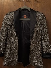 Giacca blazer donna paillettes