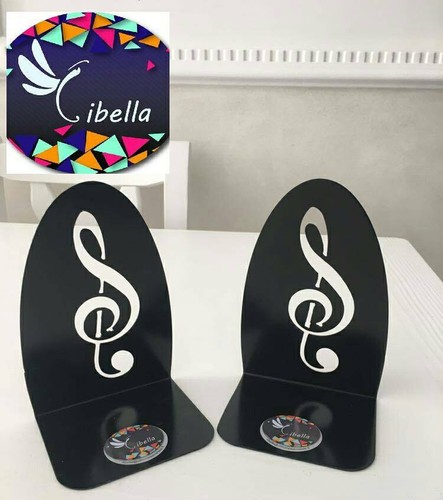 Coppia fermalibri musica - fermalibri, in
