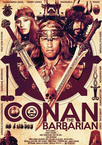 Conan barbaro poster film - conan, il