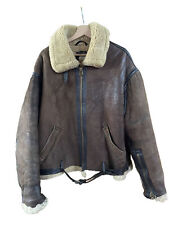 Schott Tg 52 Montone Marrone Uomo Man 