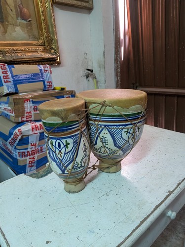 Coppia bongo tamburo arabo - bongo,
