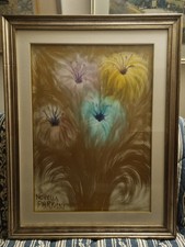 Quadro ad olio Novella Parigini con bella cornice