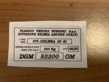 Gilera 503 Adesivo Dgm