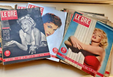 51 Riviste LE ORE 1954 Annata  con Marilyn Monroe S. Loren G. Lollobrigida - 1 N