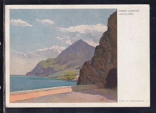 Cartolina verso limone lago - verso,
