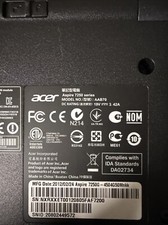 COMPUTER PORTATILE ACER ASPIRE 7250G PER RICAMBI