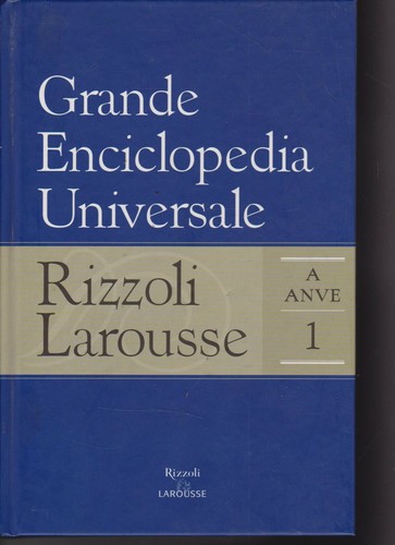 Grande enciclopedia universale - enciclopedia,
