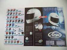 advertising Pubblicità 1997 CASCO HELMET ARAI GIGA 2/CLASSIC/V-CROSS/NR-II/FV