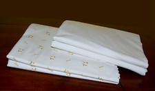 Lenzuola matrimoniale ricamato