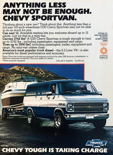 1984 chevrolet chevy g30 - 1984,
