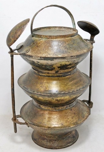 Antico ottone tiffin - antico,