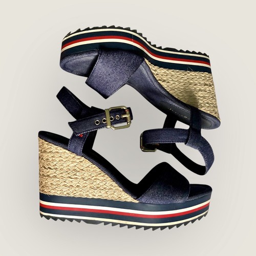 Sandali zeppa tommy hilfiger - zeppa,