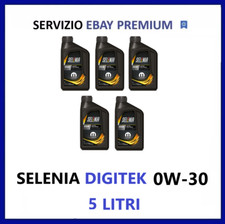 5 Litri Olio Selenia Pure Energy Digitek  Acea C2 0w30 MIGLIOR PREZZO !!