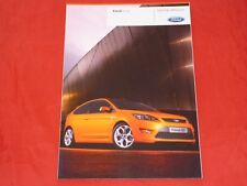 Brochure depliant Ford Focus Concept Style Econetic Ghia Titanium ST RS del 2009