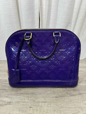 Louis Vuitton Alma Tote PM Monogram Vernis Mirtillo