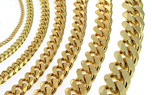 Bracciale grumetta oro doublé - grumetta,