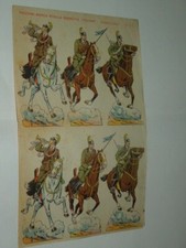 CAVALLERIA SOLDATINI DI CARTA N. 2 EDIZIONI MARCA STELLA ESERCITO ITALIANO