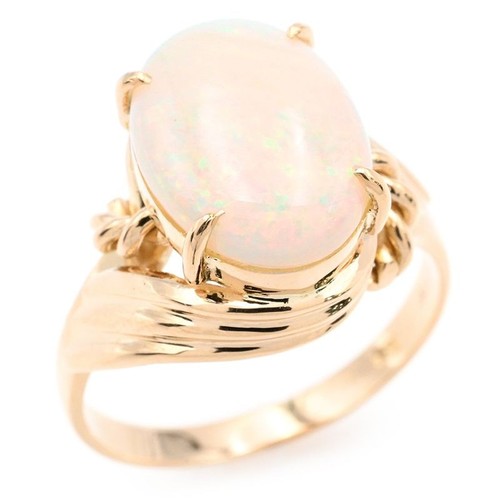 Anello solitario opale - anello, in