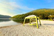 Brunner aquamar QUALITÀ INFATABILE gazebo ROBUSTO forte con POMPA CAMPEGGIO FAGGIO