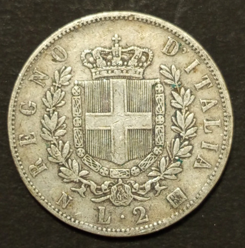 Lire 1863 napoli n - 2,