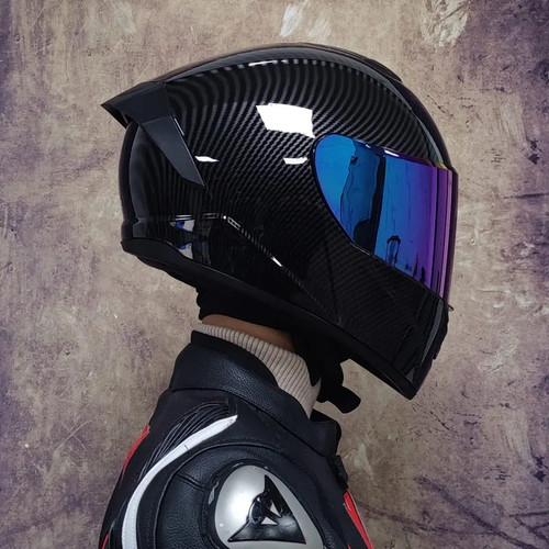 Casco moto integrale doppia - casco,