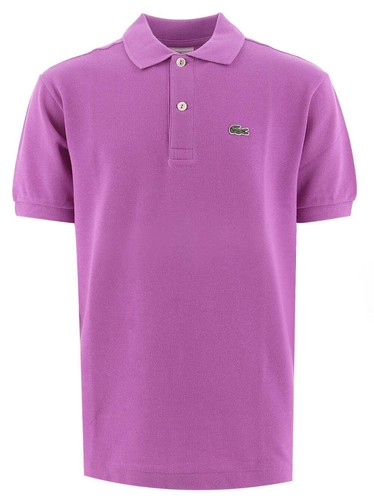 Polo lacoste ragazzo viola - polo,