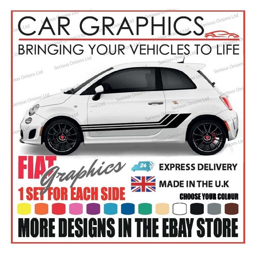 Adesivo murale fiat 500 abarth - murale,