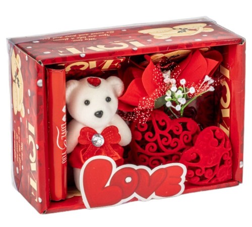 Pack orsetto rose - orsetto, regalo