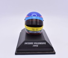 Modellino auto casco Formula 1 Jaques Villeneuve 1:8 modellismo casco Minichamps