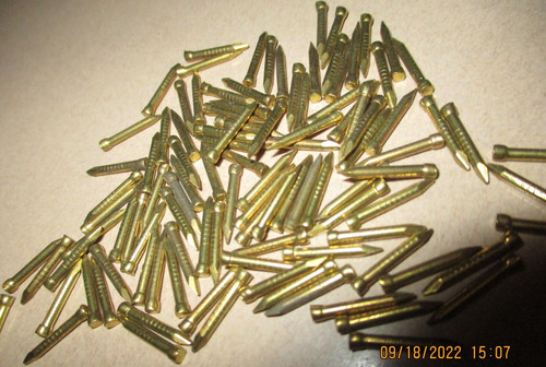 100 chiodi brad vintage - chiodi, 1/2"
