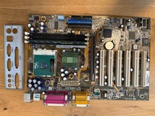 Asus CUSL2 Socket 370 - Testato e Perfettamente Funzionante - 766 MHz - 256 MB SD - Backplate