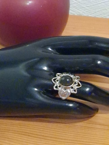 Anello vintage argento pietra