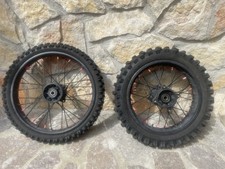 COPPIA DI 2 CERCHI RUOTE COMPLETE  12” 14” Cross Pit Bike