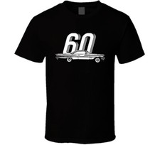 T-shirt tifoso Pontiac Bonneville 6 4l V8 anno auto d'epoca 1960