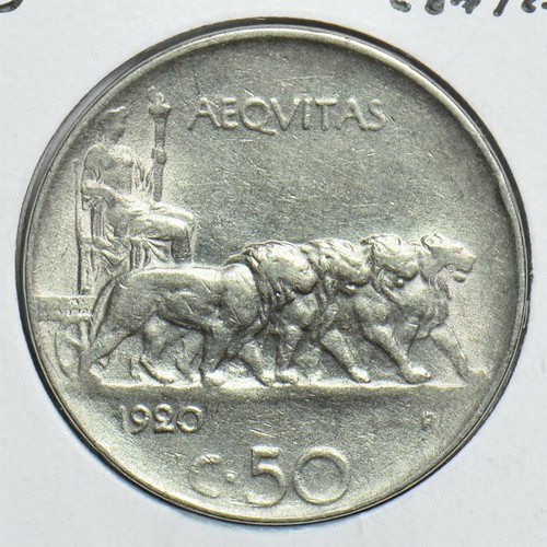 Italia 1920 centesimi - 1920, leone