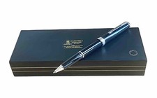 MONTBLANC PIX NERA - LINE PLATINUM ROLLERBALL PEN “Made In Germany.