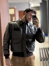 Horsehide leather jacket