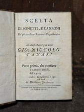 Libro Antico: Scelta di