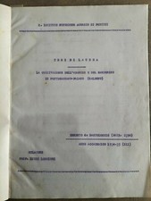 Pontecagnano-Faiano- Salerno tesi di laurea sull'arancio e manderino 1934-1935.
