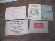 5 vecchi libri di canzoni