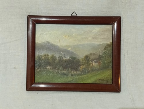 Piccolo antico dipinto olio