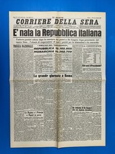 CORRIERE DELLA SERA 6 GIUGNO