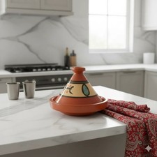 Tajine M 22 cm in Terracotta