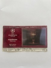 MILAN-JUVENTUS USED TICKET 2003 BIGLIETTO FINALE CHAMPIONS LEAGUE Manchester