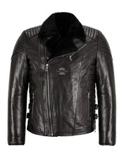 Giacca uomo vera pelle biker
