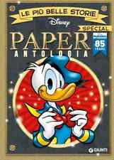 LIBRO FUMETTI LE + BELLE STORIE DISNEY,PAPERANTOLOGIA,GIUNTI 2018 Paperino 85 an