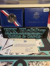 United States Liberty Coin 1986 S Liberty moneta prova mezzo dollaro con certificato di autenticità + scatola